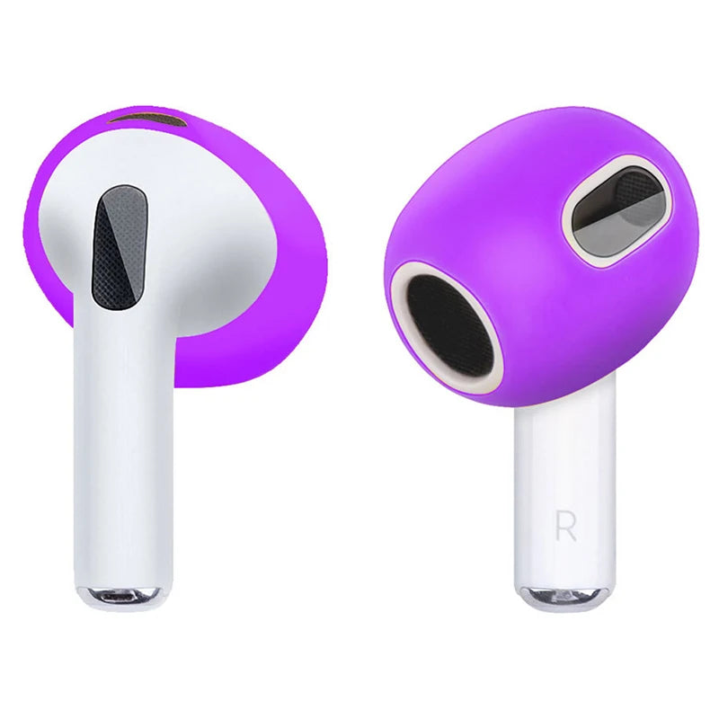 1pair Cover For AirPods 3 3rd Silicone Protective Case Skin Covers Earpads For AirPods 3 Generation Cover Tips Accessories
