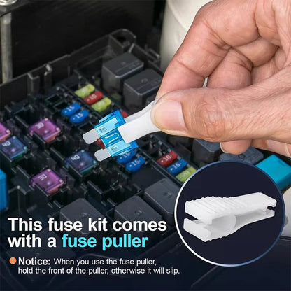 300/180pcs Car Blade Fuse Assortment Kit Auto Truck Automotive Medium Small Fuse Mixed Motorcycle Circuit Fuse With Box