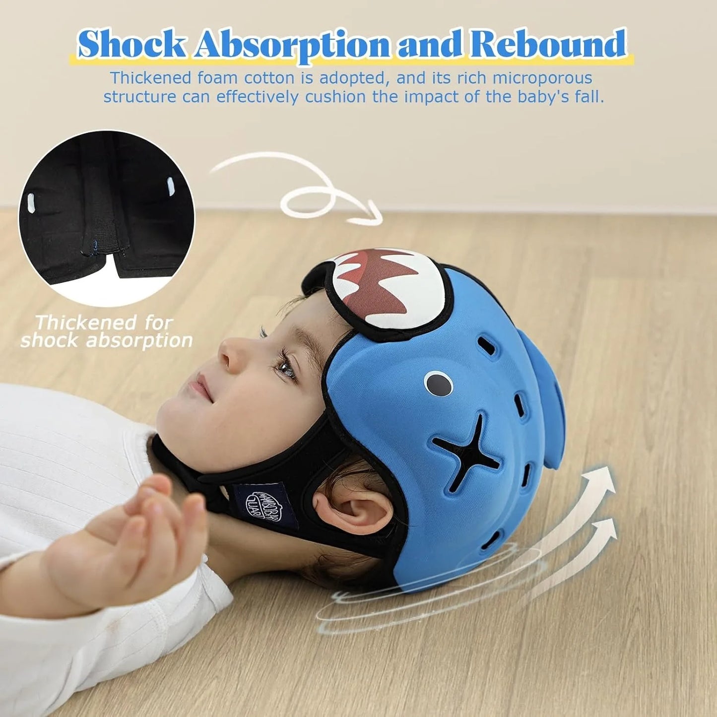 Mambobaby Guard Dropshipping 1 Safe Anti-Shock Baby Helmet Toddler Head Protector Infant Headgear Learn Crawl Walk for Bump Fall