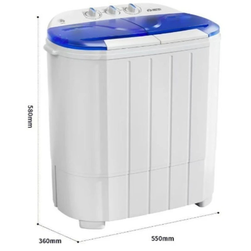 Semi Automatic Double Bucket Washing Machine Time-saving Labor-saving Large Capacity Deeply Remove Stains Washer Home Appliances