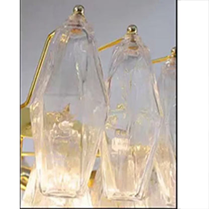 Modern Murano Glass Pendant Lamp Colorful Wish Bottle Electroplated Brass Silver Round Dimmable Ceilings Lustre