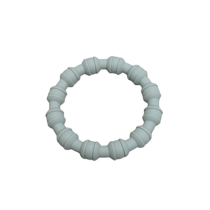 Baby food grade silicone teethers children's bracelet baby teething stick children mouth muscle trainer