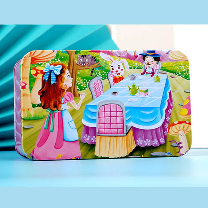 200 Pieces Puzzles for Kids Cartoon Animal Mermaid Jigsaw Puzzle Toy Learning Educational Toys for Children Montessori Games