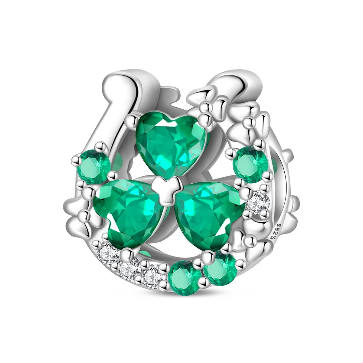 Lucky Clover Series Bead 925 Sterling Silver Original Charms Fit Pendant Charm Bracelet Dangle for Women DIY Fine Jewelry Making