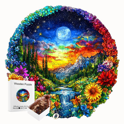 Fantasy Themed Wooden Puzzle Interesting Style Wooden Decor Christmas and Halloween Gift Toy for Teen and Kid