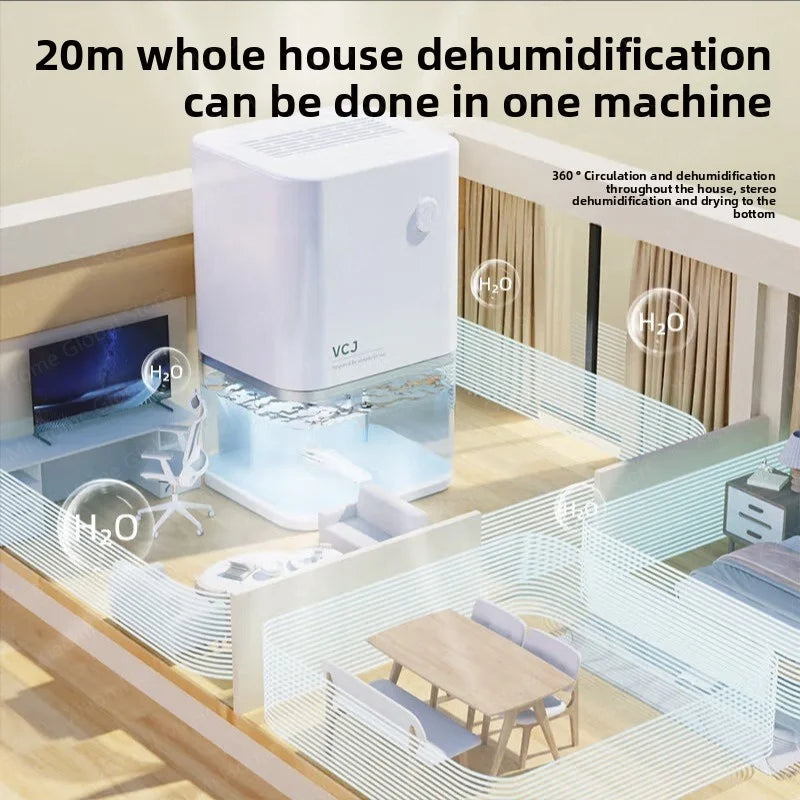 Xiaomi Youpin Dehumidifier Portable Mute Moisture Absorbers Machine Air Dryer Deodorizer Dryer Dehumidifier Home Dehumidifier Mi