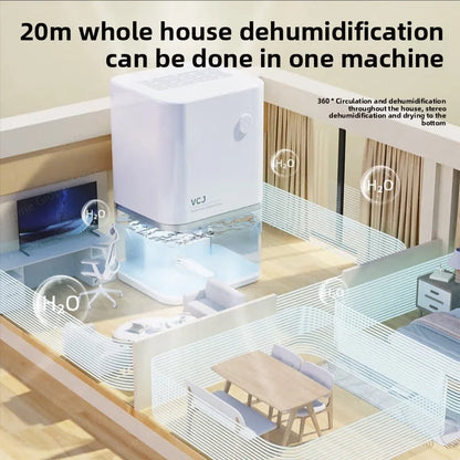 Xiaomi Youpin Dehumidifier Portable Mute Moisture Absorbers Machine Air Dryer Deodorizer Dryer Dehumidifier Home Dehumidifier Mi