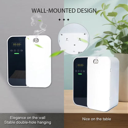 Aroma Diffuser 500ml Large Tank Relaxing Essential Oil Diffuser Silent Humidifier with LED Night Light for Home/Office