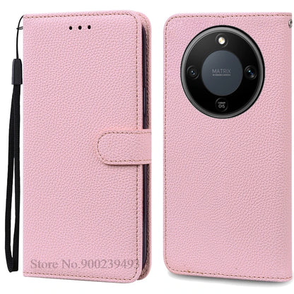 Magic8 Lite Case For Honor Magic 8 Lite Case Wallet Leather Flip Cover For Honor Magic8 Lite Case Book Cell Phone Cover Fundas