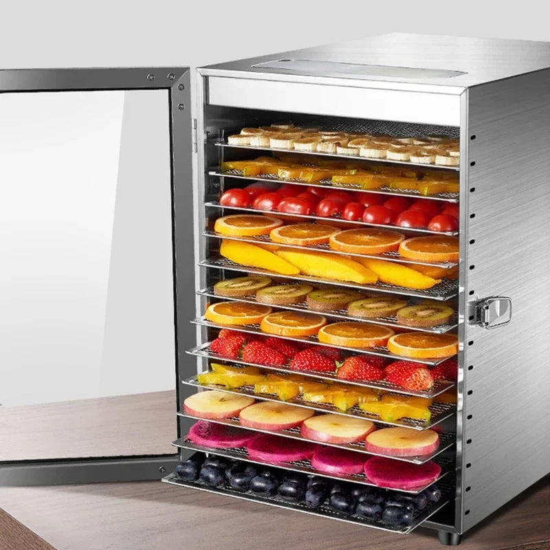 Dried Fruit Machine Solute Beans Fruit Dryer Food Commercial Pet Snacks Jerky Meat Household Food Air Dryer Home Appliance