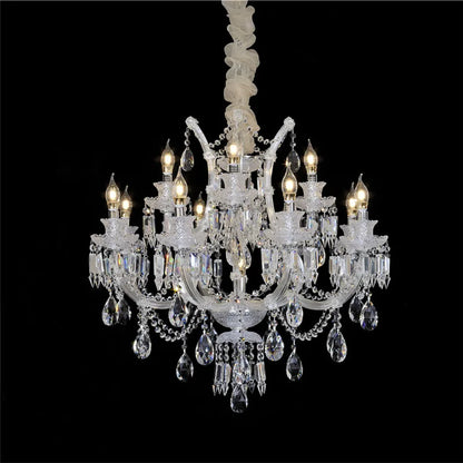 Maria Theresa Crystal Chandelier Luxury Decora Indoor Lighting For Lobby Living Room Bedroom Kitchen E14 Candle Ac Fixture Light