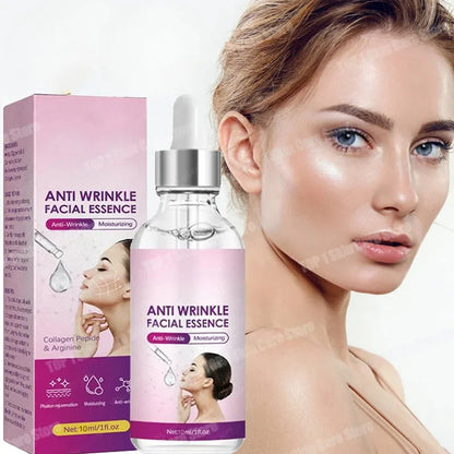 Effective Anti-Ageing and Anti-Wrinkle Facial Serum Remove Facial Wrinkles Fine Lines Around The Eyes Crow's Feet Neck Wrinkle