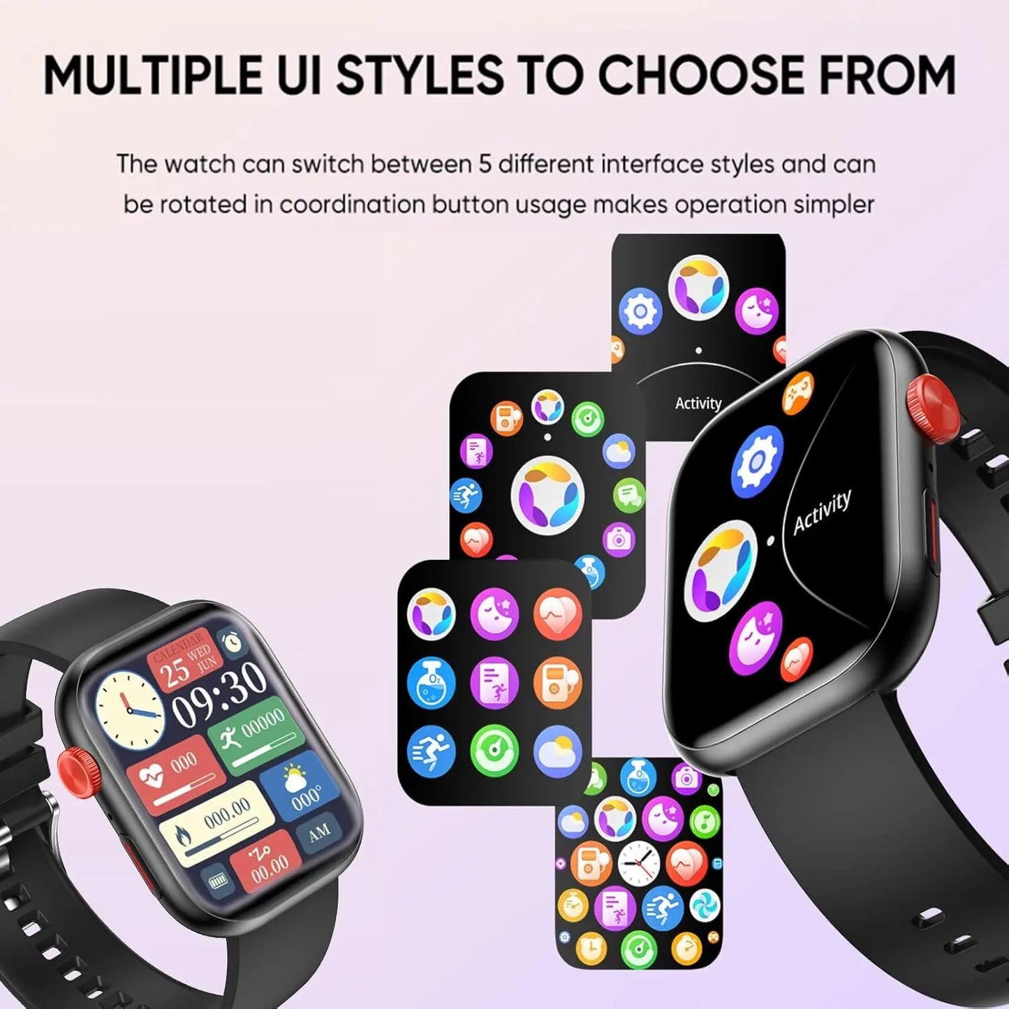 Smart Watch For Women Full Touch Screen Bluetooth Call Waterproof Watches Sport Fitness Tracker Smartwatch Lady Reloj Mujer