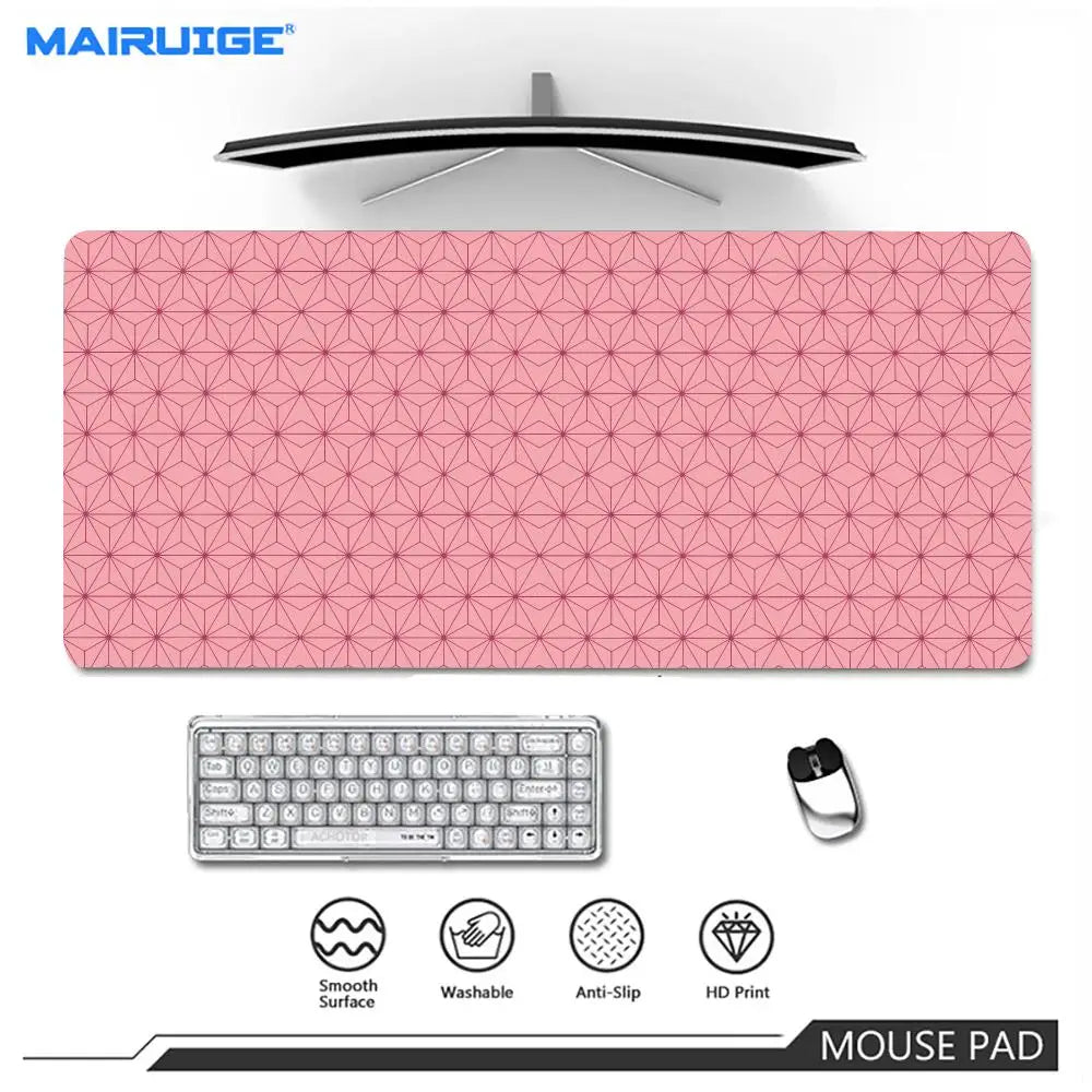 Line texture design Mouse Pad Large XXL Gaming carpet Rubber Lock keyboard Desk Mat Computer playmat Gamers work tablet office