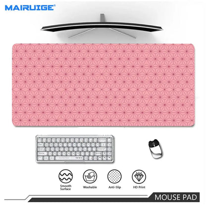 Line texture design Mouse Pad Large XXL Gaming carpet Rubber Lock keyboard Desk Mat Computer playmat Gamers work tablet office
