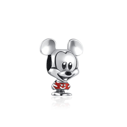 Hot Sell 925 Silver DIY Beads Jewelry Charms Bracelet Mickey Minnie Princess Christmas Stitch Robots Marvel Cute Miniso Disney