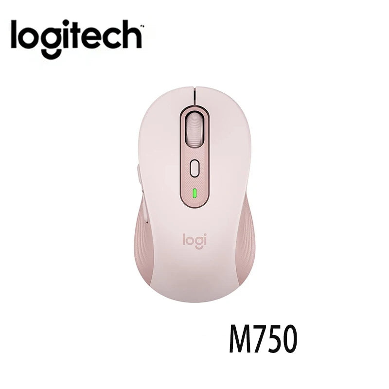 Logitech M750 Wireless Mouse Silent Click, Bluetooth/2.4GHz, Ergonomic, Multi-Device, Compatible with PC Laptop Office Home