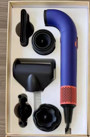 New High Speed Negative Ion Hair Dryer with Bend Tube Nozzle Quick Drying for Household Travel hairdryer home appliance 5 in 1
