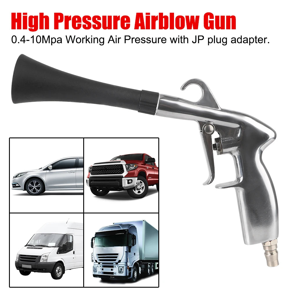 0.4Mpa-10Mpa Air Blower High Pressure Gun Tornador Blowing JP Adapter Car Washer Seat Vent Dashboard Detailing Cleaning Tools