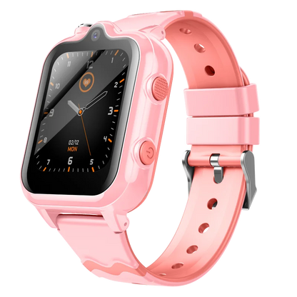 2025 New Smart Watches 4G Kids GPS AGPS LBS SOS Music Playback Dual Camera Smartwatch Waterproof 900mAh Boy Girl Children Gift