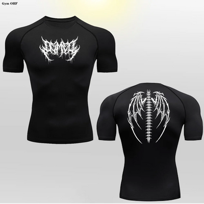 Anime Summer Men's Breathable T shirt Outdoor Sports Basketball Clothing Gym Fitness Treadmill Slow Running Drying T shirts Man