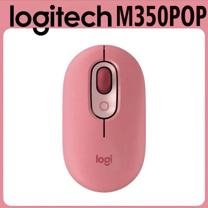 Logitech M350 POP Wireless Mouse features Bluetooth connectivity,It is suitable for girls and ideal for both office and home use