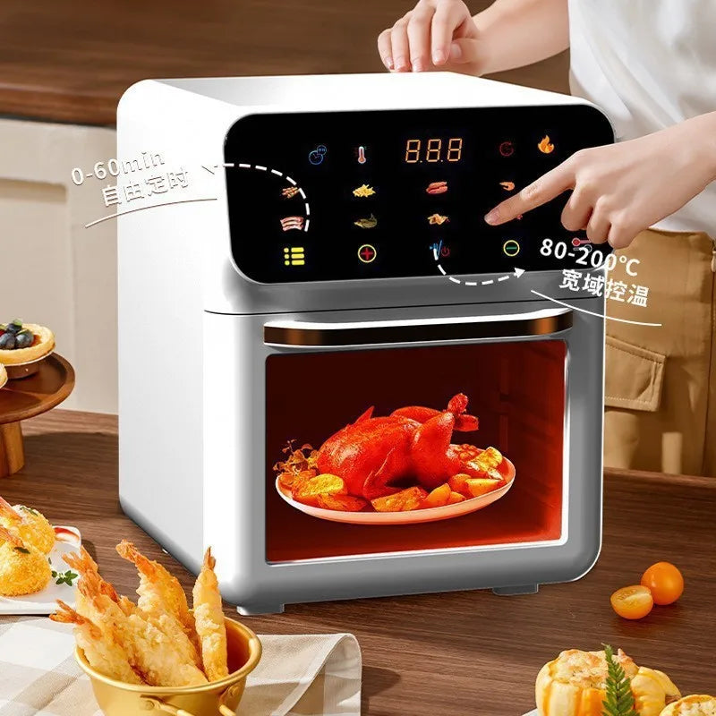 New Visual Air Fryer 110V/220V 15L Large Capacity Home Visual Air Fryer Oven Kitchen Appliance Freidoras De Aire
