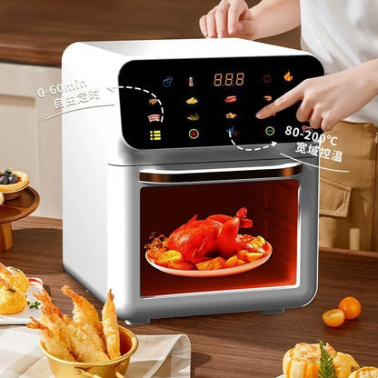 New Visual Air Fryer 110V/220V 15L Large Capacity Home Visual Air Fryer Oven Kitchen Appliance Freidoras De Aire