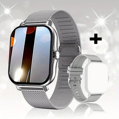 1.83'' Sports Smart Watch Fitness Clock Health Monitor Waterproof Smartwatch Wireless Call Watches for Men Women IOS Xiaomi 2025