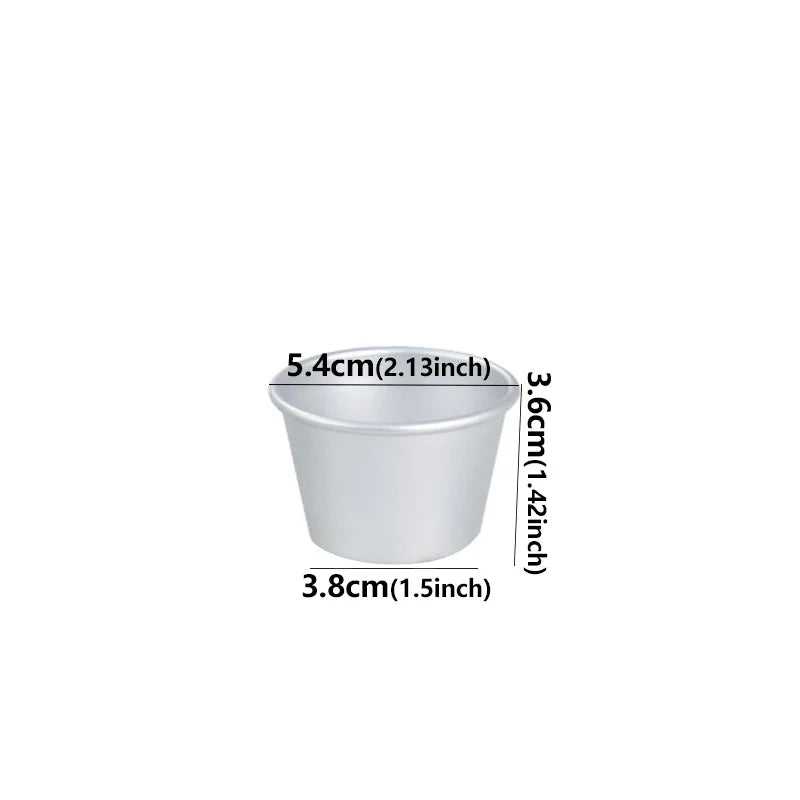 Nonstick Baking Cups Metal Aluminum Baking Form Mould Pastry Pudding Mold Decorating tool baking cups metal baking form mould
