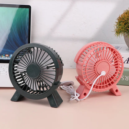 1 Piece Home Outdoor Desktop Cooler Electric Mini Fan Portable Cooling For Laptops Silent USB Fan Camping Air Mini Appliances
