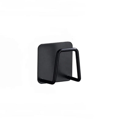 No-Drill Kitchen Sink Storage Rack Stainless Steel Sponge Holder Wall-Mounted Rag Hanger Wire Ball Drain Rack