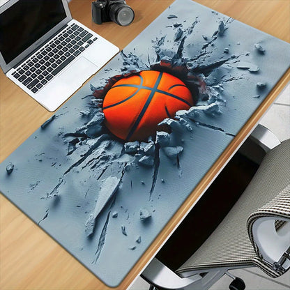 Basketball pattern Mouse Pad  Computer Office Game Table Mats XXL Rubber Anti-slip Gaming Keyboard Long Desk Pads playmat