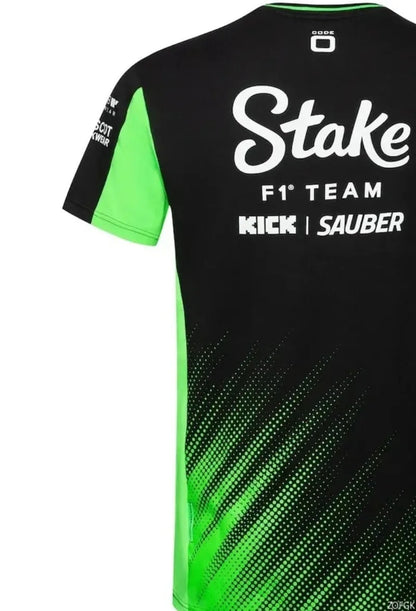 Stake 2025 Nico Hulkenberg Gabriel Bortoleto F1 Teamwear T-Shirt Men Hot Sale New Summer Women Short Sleeve Tops Shirts Children