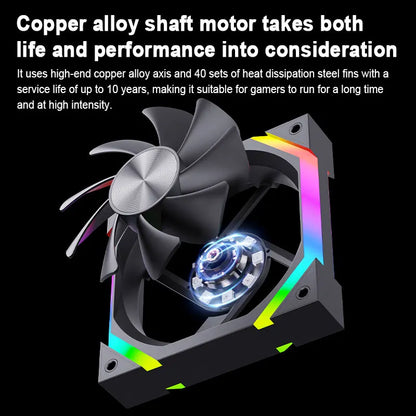 UPSIREN ZF-120 PC Fan ARGB 120mm 4Pin PWM Quiet Cooling Computer Case Fan 12V Large Air Volume gaming accessories ventilador
