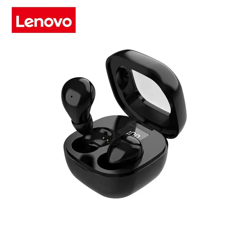 Lenovo Ultra Mini Bluetooth Earphones, Dual-Ear Sleep Gaming Earphones, Wireless in-Ear Noise Cancelling, HiFi Sound Quality
