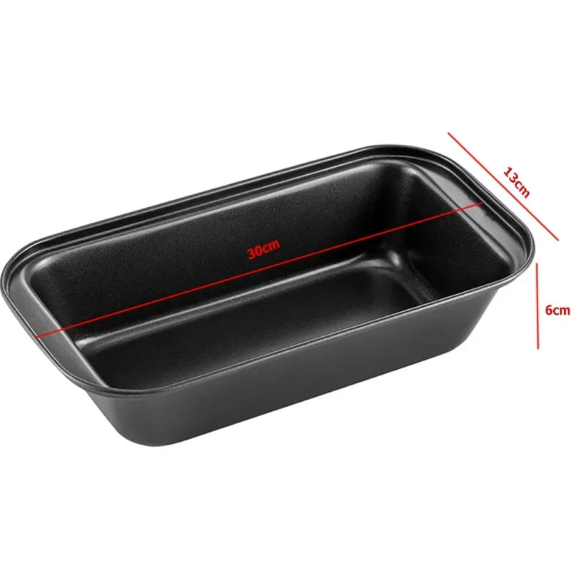 Nonstick Baking Bread Loaf Pan Carbon Steel Toast Bread Pan Tin Kitchen Rectangle Bakeware for Brownies Meatloaf Baking Tools