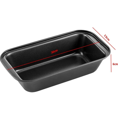 Nonstick Baking Bread Loaf Pan Carbon Steel Toast Bread Pan Tin Kitchen Rectangle Bakeware for Brownies Meatloaf Baking Tools