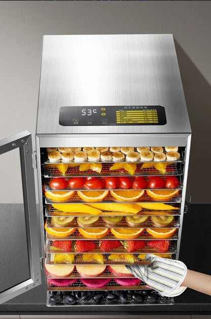 Dried Fruit Machine Solute Beans Fruit Dryer Food Commercial Pet Snacks Jerky Meat Household Food Air Dryer Home Appliance