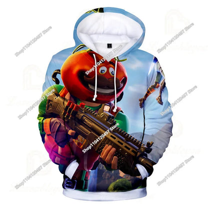 Children's Clothing Fortnite 3D Printed Unisex Hoodie Casual Coat Game Peripheral Cosplay Children Clothing Gifts