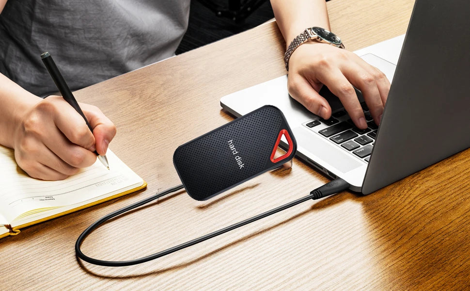 External Hard Drive E81 Shockproof Design Hard Disk Portable Solid State Drive For High Speed Storage Device For Laptop PC