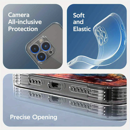 Custom Soft Transparent Case For iPhone 17 16 15 14 13 12 11 Pro Max Mini 7 8 Plus SE XS XR DIY Personalized Photo Picture