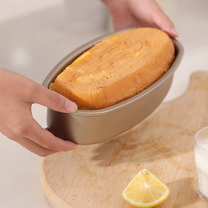 23Cm Oval Non-stick Pans Carbon Steel Cheesecake Bread Loaf Baking Mold Tin Tray Baking Tool Kitchen Accessories