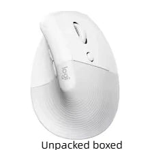 Logitech Lift Vertical Mouse  Ergonomic Wireless With Silent Click Bluetooth/Usb Dual Mode For Pc Laptop Tablet Wrist Pain