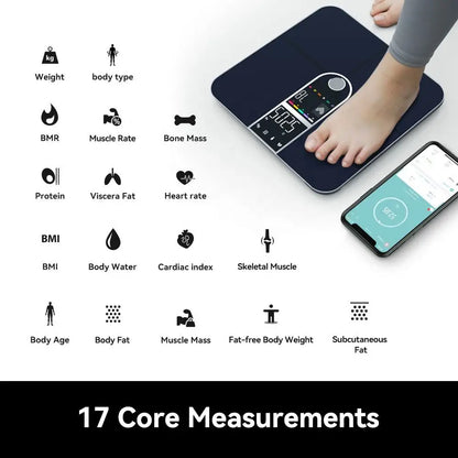 Scales for Bmi Body Weight and Fat Large Display Weight Scale High Accurate Body Fat Scale Digital Bluetooth Bathroom Scale
