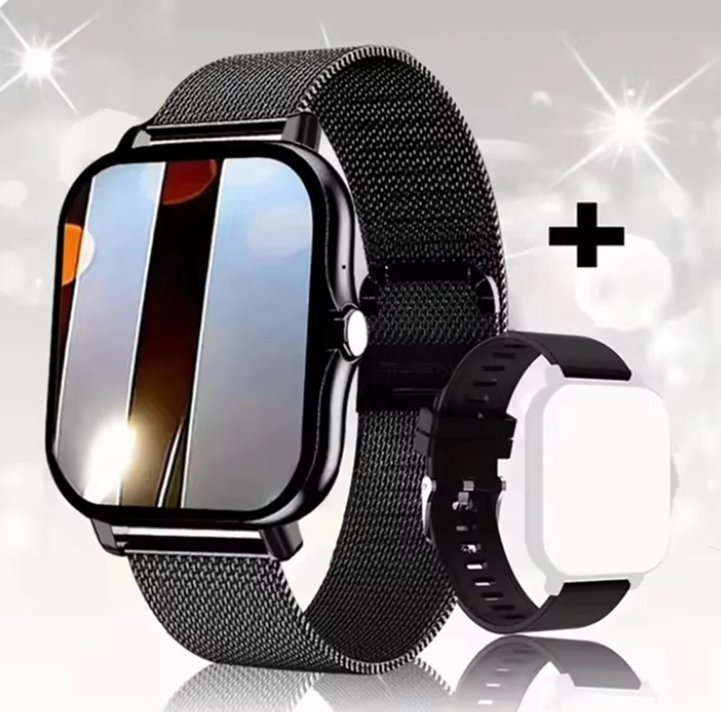 G.L Wear New Smartwatch 1.83-inch HD Display Bluetooth Calling Heart Rate Activity Tracking Smartwatch Men Women Holiday Gift
