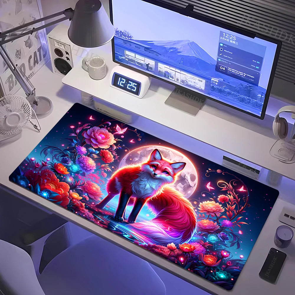 XXL Mouse Pad Gamer New HD Home Large Desk Mats MousePads Mouse Mat kawaii Fox Laptop Office Gamer Anti-slip Mice Pad Table Mat