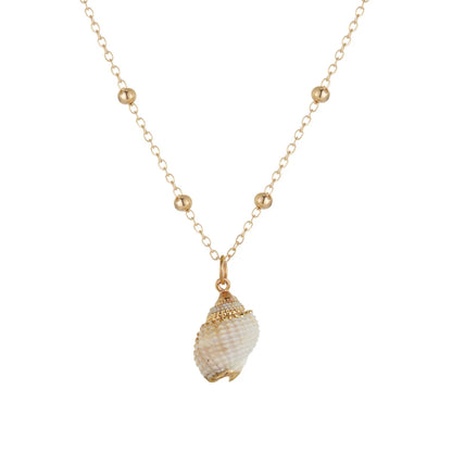 Bohemia Conch Shells Necklace Sea Beach Shell Pendant Necklace for Women Female Shell Cowrie Summer Party Gifts Jewelry choker