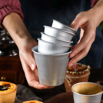 Nonstick Baking Cups Metal Aluminum Baking Form Mould Pastry Pudding Mold Decorating tool baking cups metal baking form mould