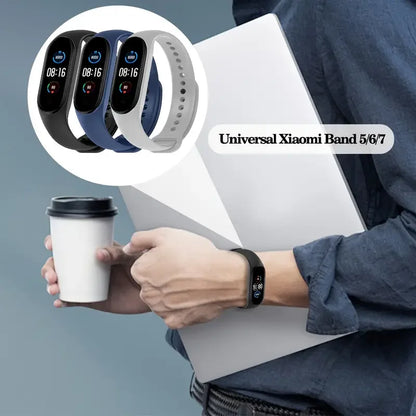 Watchbands for Xiaomi Mi Band 7-7 NFC silicone Replacement bracelet Sport Adjustable correa Accessories Mi band 7 6 5 4 3 strap